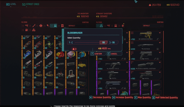 《赛博朋克2077》武器附件叠加MOD
