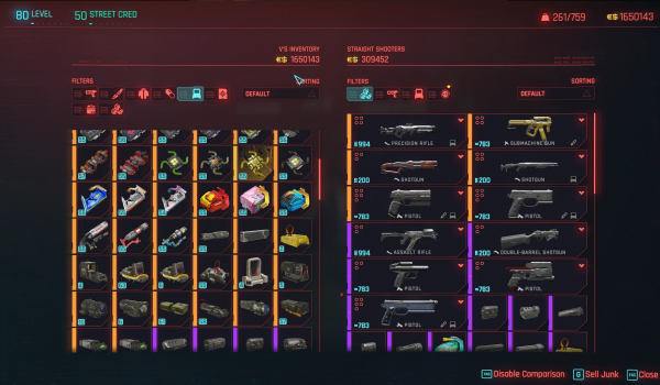 《赛博朋克2077》武器附件叠加MOD