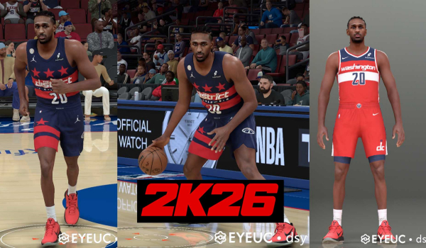 《NBA 2K26》亚历克斯·萨尔赛博面具与身体MOD