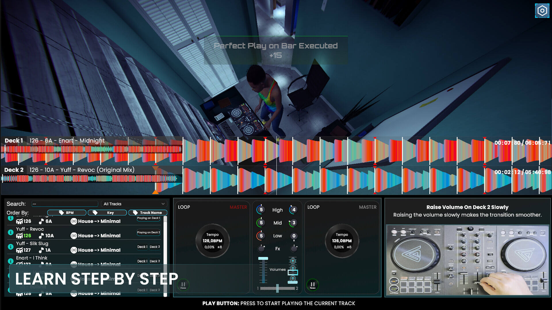 DJ Life Simulator：学习真正的DJ技巧