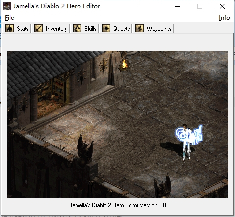 《暗黑破坏神2》V1.05B版英雄编辑修改器