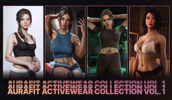 《赛博朋克2077》AuraFit运动服装系列MOD