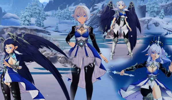 《原神》冰霜公主荧服装MOD