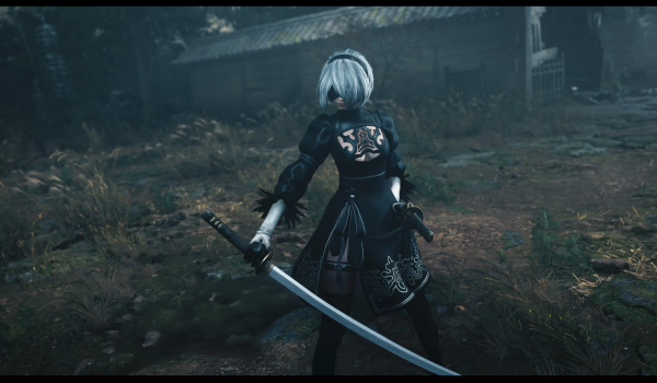 《鬼武者 剑之道》YoRHa 2B替换宫本武藏MOD
