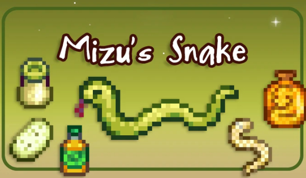 《星露谷物语》Mizu的蛇MOD