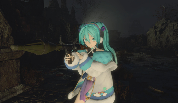 《生化危机4：重制版》初音未来替换里昂MOD