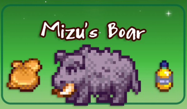 《星露谷物语》米祖的野猪MOD