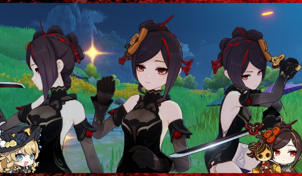 《原神》千织紧身衣皮肤MOD