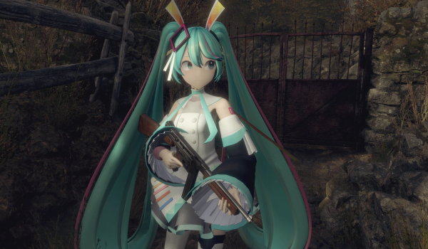 《生化危机4：重制版》初音未来替换里昂MOD
