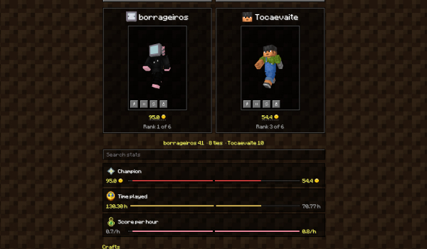 《我的世界》服务器实时排名网页UI MOD