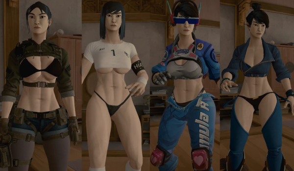 《师父》女性运动型材质贴图MOD