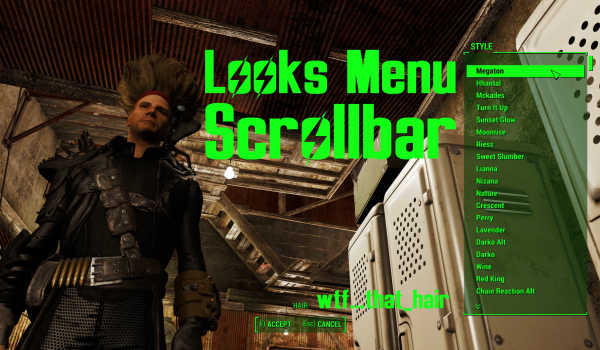 《辐射4》LooksMenu滚动条MOD