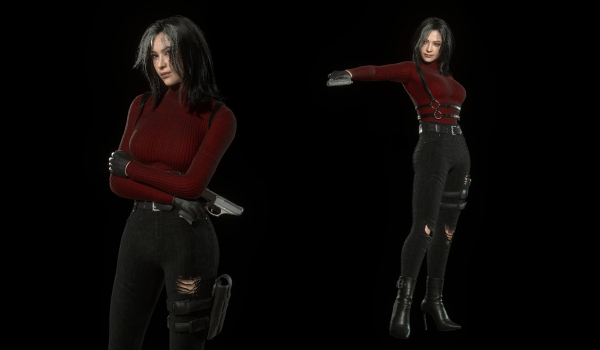 《生化危机4：重制版》Ada Wong Riri Arts自定义服装MOD