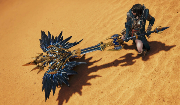 《怪物猎人：荒野》黑鹰充能斧MOD