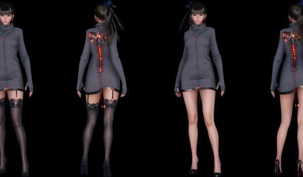 《剑星》A58日常针织连衣裙MOD