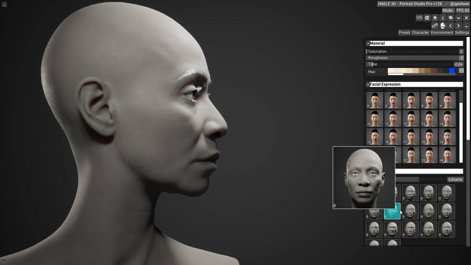 HAELE 3D 肖像工作室 Pro 绘画参考壁纸