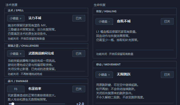 《恶魔城:贝尔蒙特的诅咒》多功能风灵月影修改器