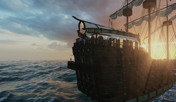 《骑马与砍杀2:霸主》卡拉卡帆船Warsails的新船MOD