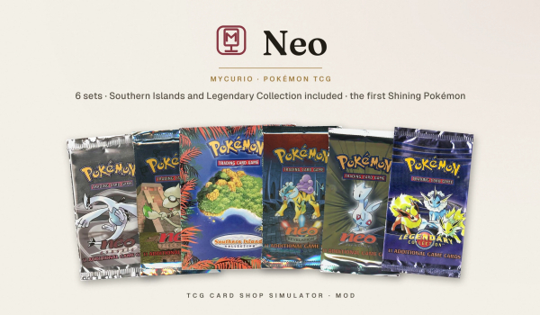 《TCG卡牌商店模拟器》宝可梦TCGNeo时代MOD