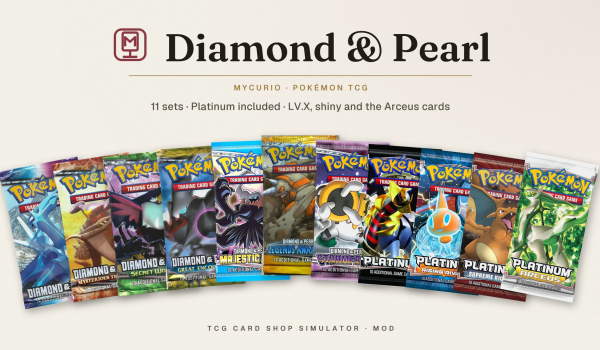 《TCG卡牌商店模拟器》宝可梦TCG钻石珍珠时代MOD