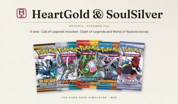 《TCG卡牌商店模拟器》宝可梦TCG心金与魂银世代MOD