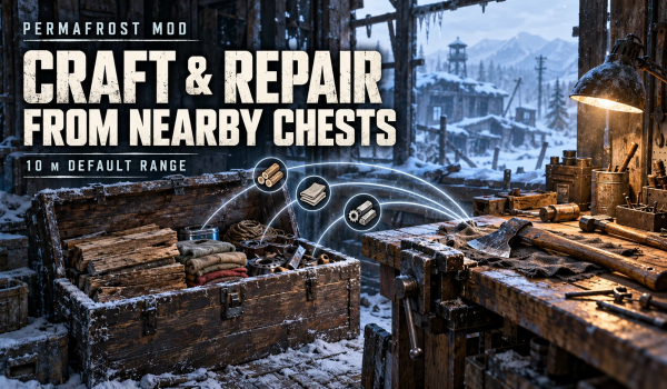 《永冻纪元》从附近箱子制作和修理MOD